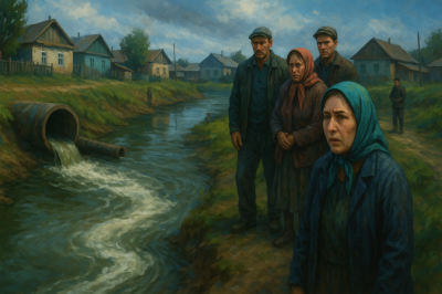 Жители поселка в Карагандинской области судятся из-за сброса сточных вод в реку